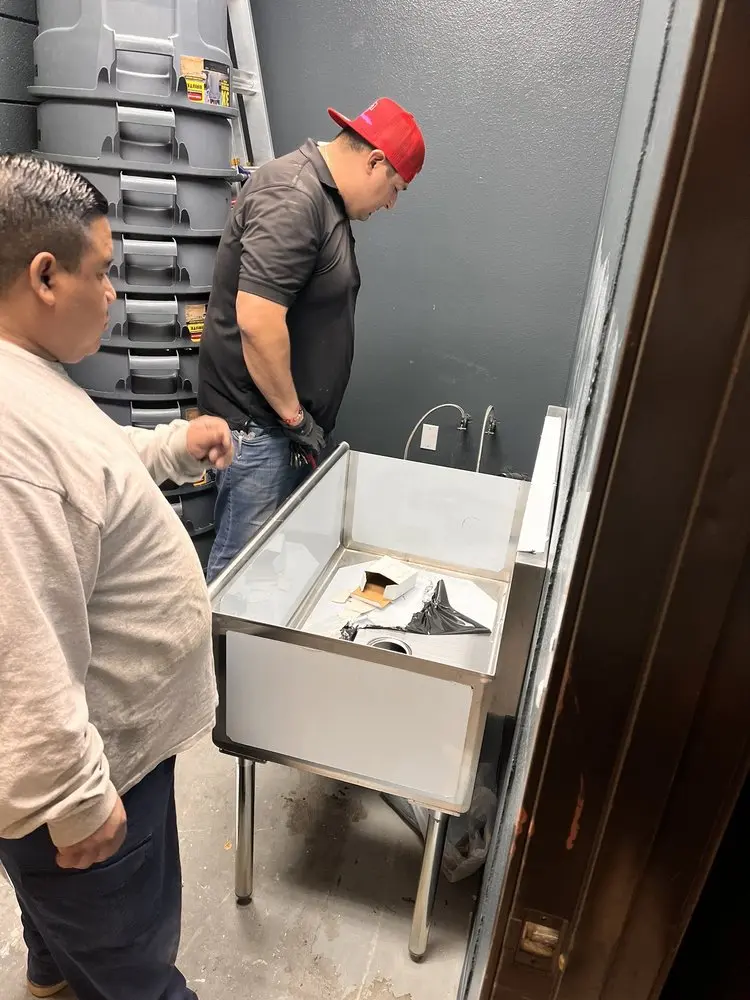 Commercial plumbing and sink installation in Lake Arrowhead