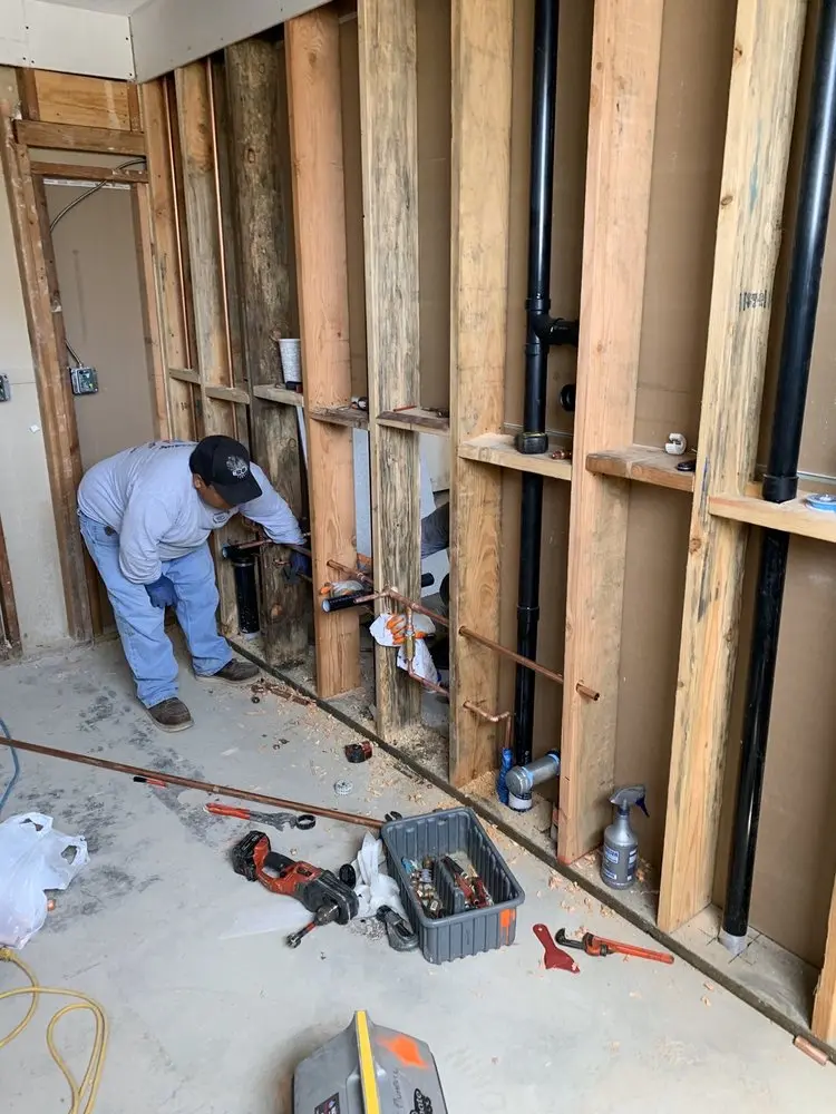 Commercial rough-in plumbing for Water Heater Replacement in Lake Arrowhead